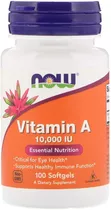 Vitamina A 100 Softgels- 10.000iu Salud Ocular Now Foods 