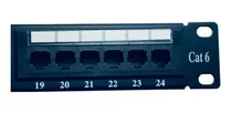 Patch Panel 24 Portas Cat6 Rj45 Utp Certifica Fluke Rack 19