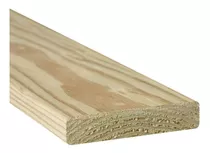 Tabla De Deck Cca 6x1x 3,30 Mts De Madera Tratada Curada