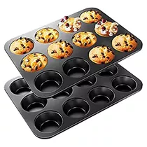 Molde Cupcake Muffins Magdalenas X 24 Moldes Antiadherente