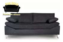 Sillon Sofa 2 Cuerpos En Chenille¡¡ Stock Gris Oscuro!!