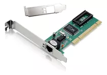 Placa De Rede Pci 10/100 Realtek + Baixo Perfil Retire Nf Sp