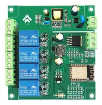 Módulo De Relé Wifi Inalámbrico Esp8266 De 4 Canales Esp-12f