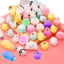 Kit 10 Bichinhos Mochi Squishy Criança Apertar Colecionar 