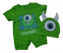 Ajuar Set Para Bebé Monster Inc Wazowski