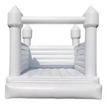 Juego Castillo Inflable 3x3mts Blanco + Soplador Brincolin