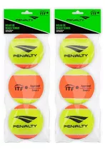 Bola De Beach Tennis Penalty 2 Packs 6 Bolinhas Stage2