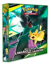 Álbum Pasta Fichário Pokémon Sol E Lua União De Aliados