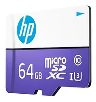 Memoria Micro Sd Marca Hp 64 Gb 100 Mb/s