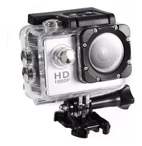 Camara Deportiva Sport Cam Full Hd 1080p Sumergible 30 Mt Color Gris