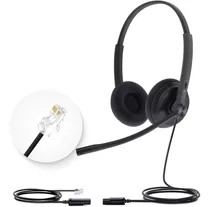 Yealink Yhs34 - Auriculares Analógicos Con Cable