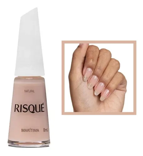 Esmalte Risque Maritima Nude Natural Cremoso 8ml MercadoLivre