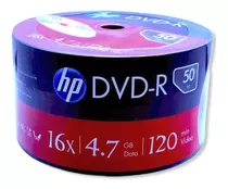 Dvd-r Hp  16 X 4.7 Gb Disco Virgen 50 Piezas.