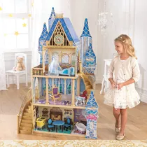 Castillo De Cenicienta De Madera Con Accesorios