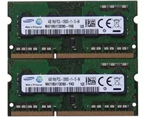 Memoria Ram Samsung 2x4gb Ddr3 Pc3-12800 1600mhz P/ Macbook