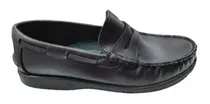 Zapato Mocasín Cuero Escolar Colegial Klivers 520