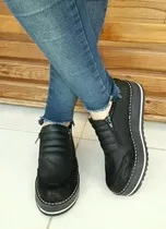 Zapatos Mujer Con 2 Cierres /otoño Invierno Moda 2018.