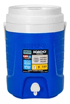 Termo 2 Galones Azul Igloo 7.5 Litros Tapa Roscable Color Azul Marino