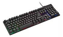 Teclado Gamer Genius Scorpion K8, Retroiluminación 7 Colores Color Del Teclado Negro Idioma Español