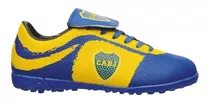 Botin Chokolate Boca Papi Texturado-azul/amarillo