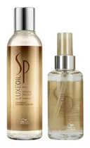 Shampoo Con Aceite De Argán + Elixir Wella Luxe Oil Keratin