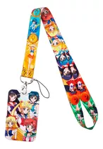 Porta Carnet Y Lanyard Sailor Moon Anime Porta Credencial