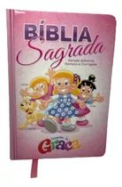 Bíblia Turminha Da Graça Meninas Capa Almofadada 