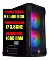 Pc Gamer Intel Core I7 / Rx 580 8gb / 16gb Ram / Ssd 480gb