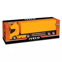 Caminhão Carreta Brinquedo Iveco Hi-way Bau Usual Brinquedos