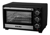 Horno Yelmo Hornito Electrico 17l Potente Con Temporizador Color Negro