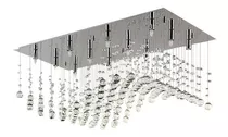 Plafon Colgante Cairel Deco Media Onda Con 12 Luces Led Cuo
