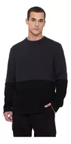 Sweater Hombre Block Gris Corona