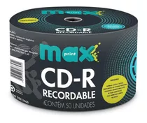 Kit Cd-r Gravável Printable Ink-jet Sleeve 700mb 80 Minutos