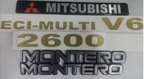 Emblemas Para Mitsubishi Montero 2600 Laterales Y Plaquero 