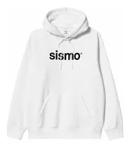 Buzo Sismo Nuevo Authentic Hood Oversize Frisa White 2275