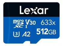 Tarjeta De Memoria Lexar Lsdmi512bb-633a  High-performance 633x Con Adaptador Sd 512gb