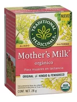 Té Lactancia Orgánico Mother's Milk Leche Madre 16 Sobres