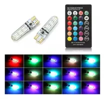 Ampolleta Cola De Pez Led T10 Multicolor Rgb Control Remoto