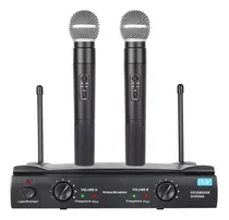 Kit Microfone Sem Fio Semi Profissional Karaoke Eventos Orig