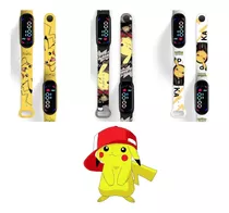 Relógio Digital Led Pokémon - Presente P/ Criança - 3 Cores