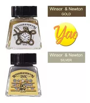 Tinta China Dibujo Winsor & Newton X14ml Oro/plata