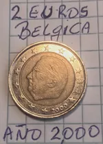 Moneda 2 Euros Belgica Año 2000