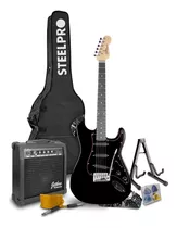 Paquete Guitarra Electrica Jethro Series By  steelpro 025 Orientación De La Mano Diestro