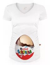 Playera Embarazada Maternidad Huevo Sorpresa - Personalizada