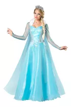 Vestido Princesa Elsa Para Adultos Frozen2 Anna Cosplay 4pcs