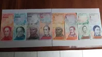 Colección 8 Billetes De Venezuela Nuevos Sin Circular. Vhcf