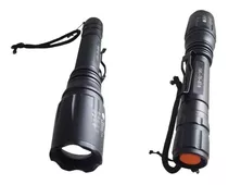 Linterna Tactica Zoom X2000 Led Recargable Ref 819 + Pilas