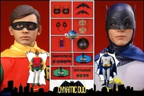 Hot Toys Batman  Adam West E Robin  Burt Ward  Vintage