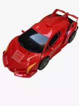 Carrinho Lamborghini Transformers Vira Robô Bate Volta 