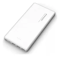 Carregador Portátil Power Bank Pineng Cor Branco